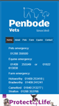 Mobile Screenshot of penbodevets.co.uk